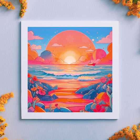 Wavy Sunset