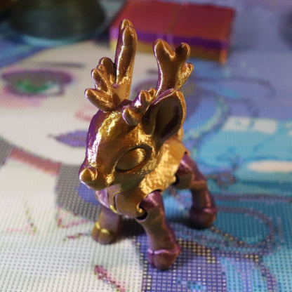 Festive Deer Duo – Christmas Figurines