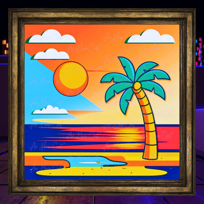 Scenic Escapes - 4 Diamond Painting Set