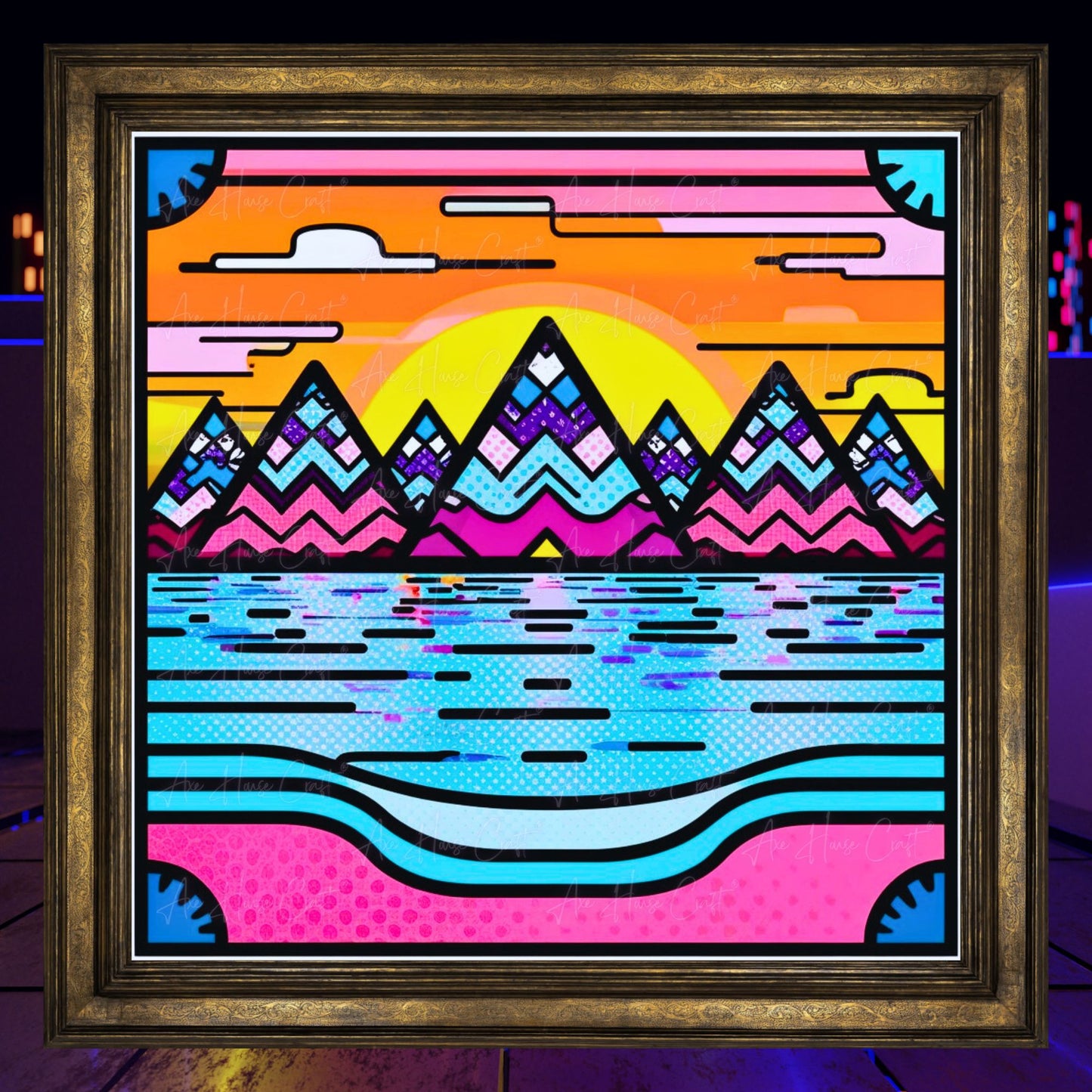 Scenic Escapes - 4 Diamond Painting Set