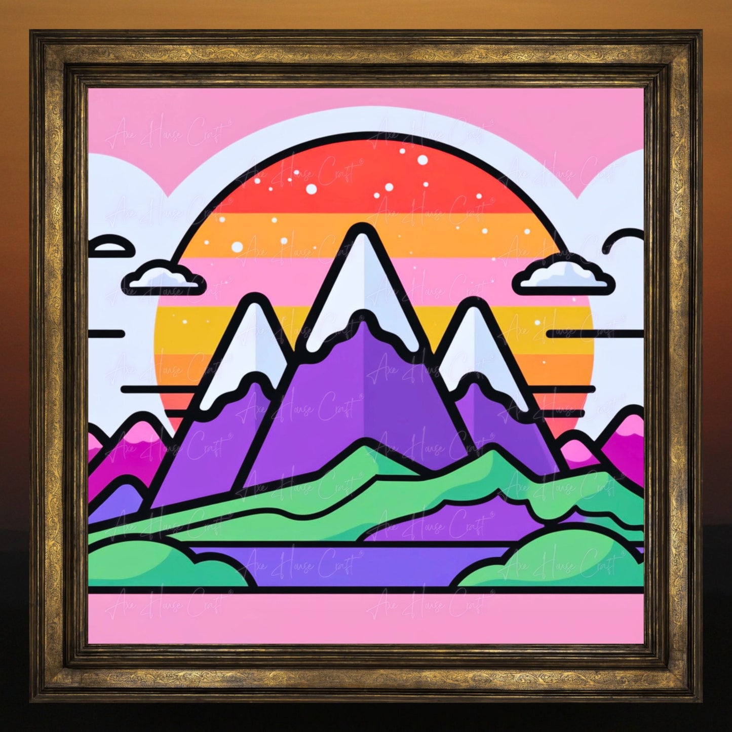 Horizon Wonders - 8 Diamond Painting Set