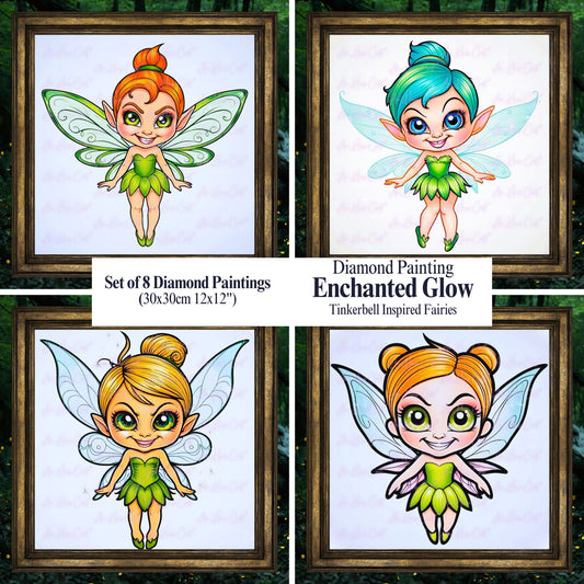 Enchanted Glow - 4 Diamond Painting Set